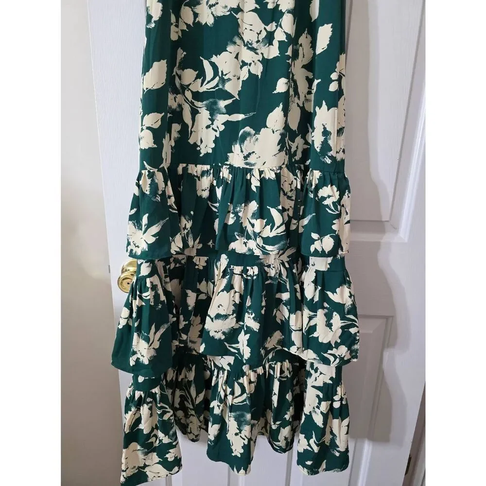 Abercrombie and fitch Ruffle Tiered Maxi Dress MP